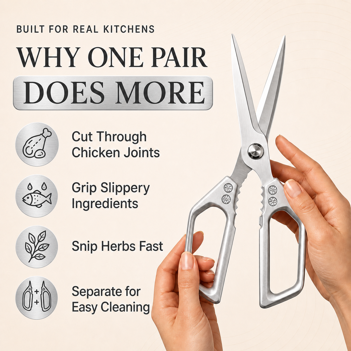 Rivet Kitchen Shears